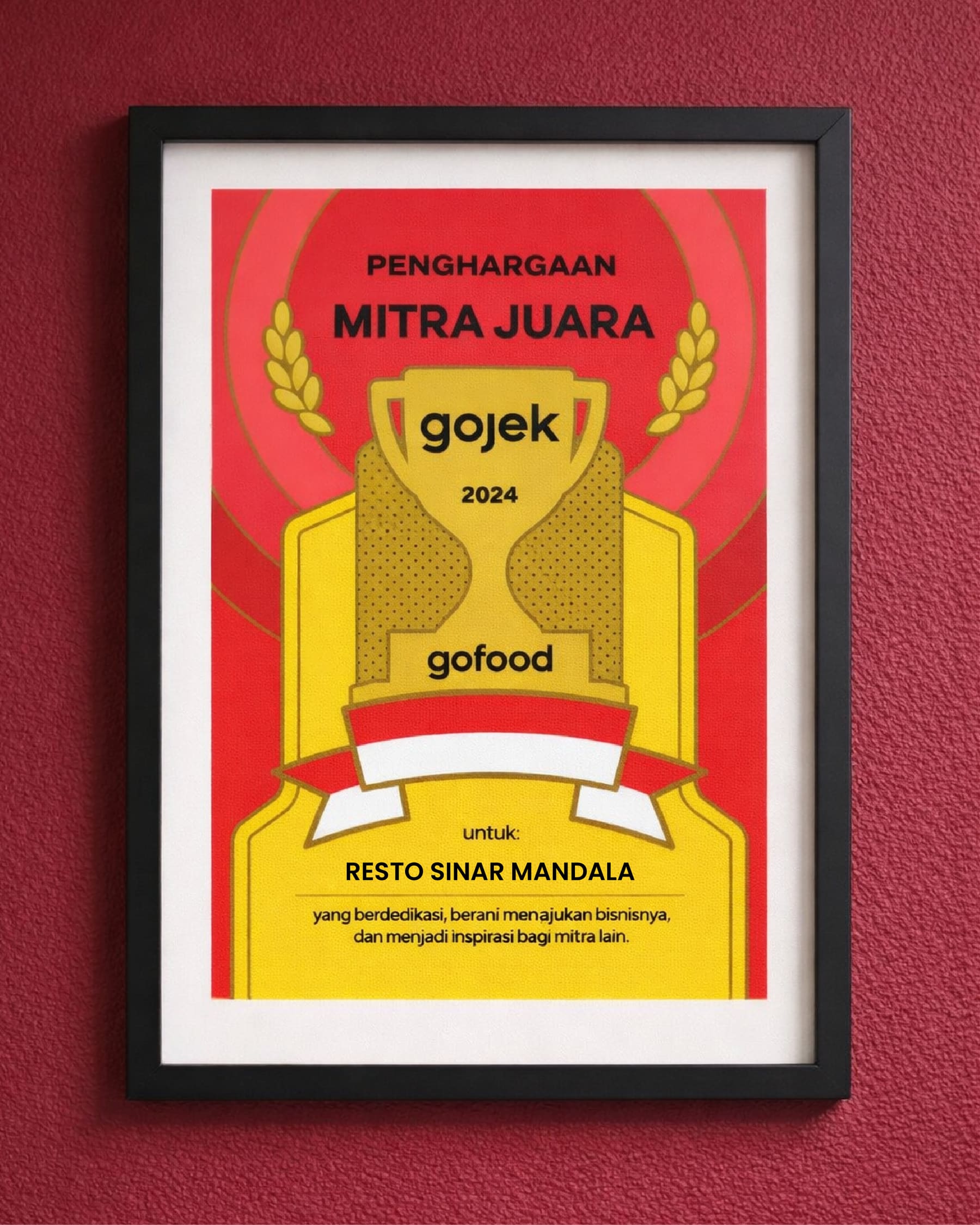 Penghargaan GoFood 2024 Sinar Mandala