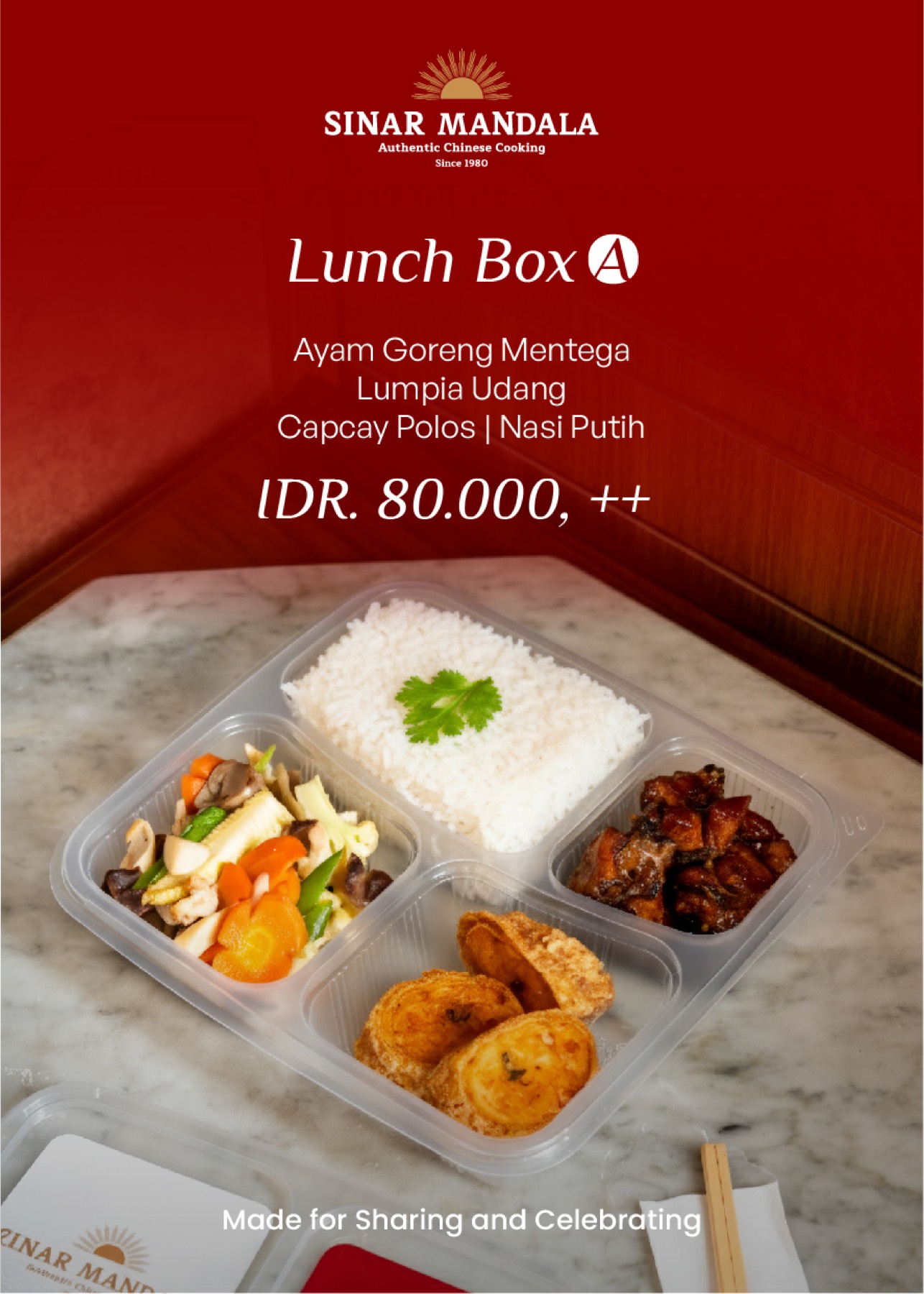 Lunch box paket A Sinar Mandala