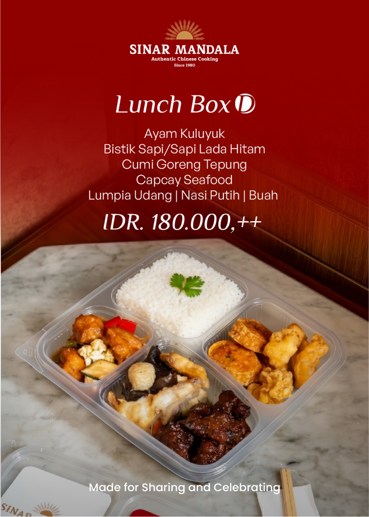 Lunch box paket D Sinar Mandala