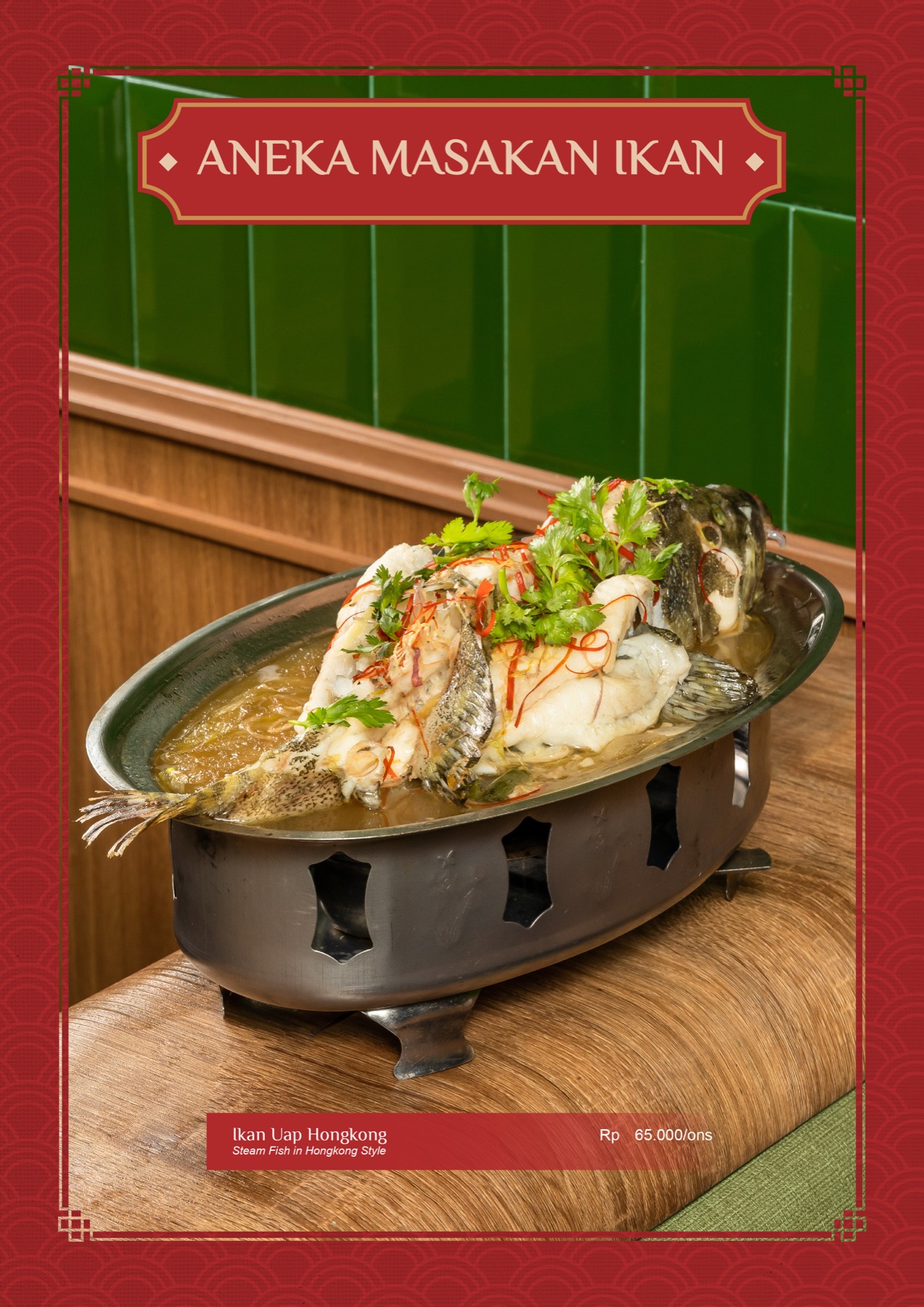 Chef recommendation showcase Sinar Mandala